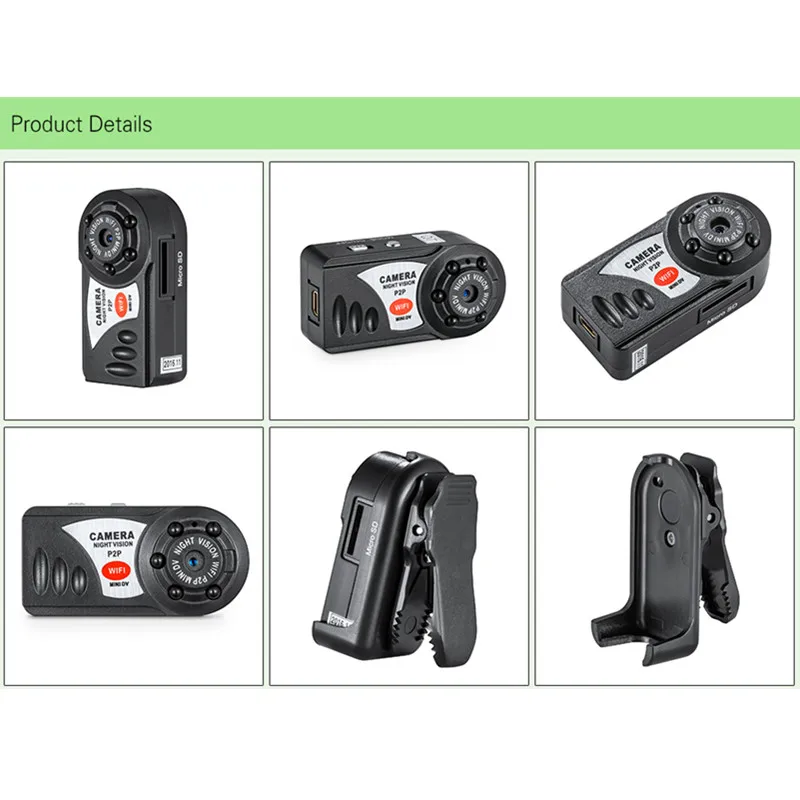TRINIDAD WOLF Q7 Mini Wifi DVR Wireless IP Camcorder Video Recorder Camera Infrared Night Vision wifi camera