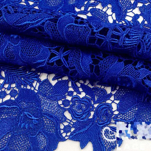royal blue lace fabric