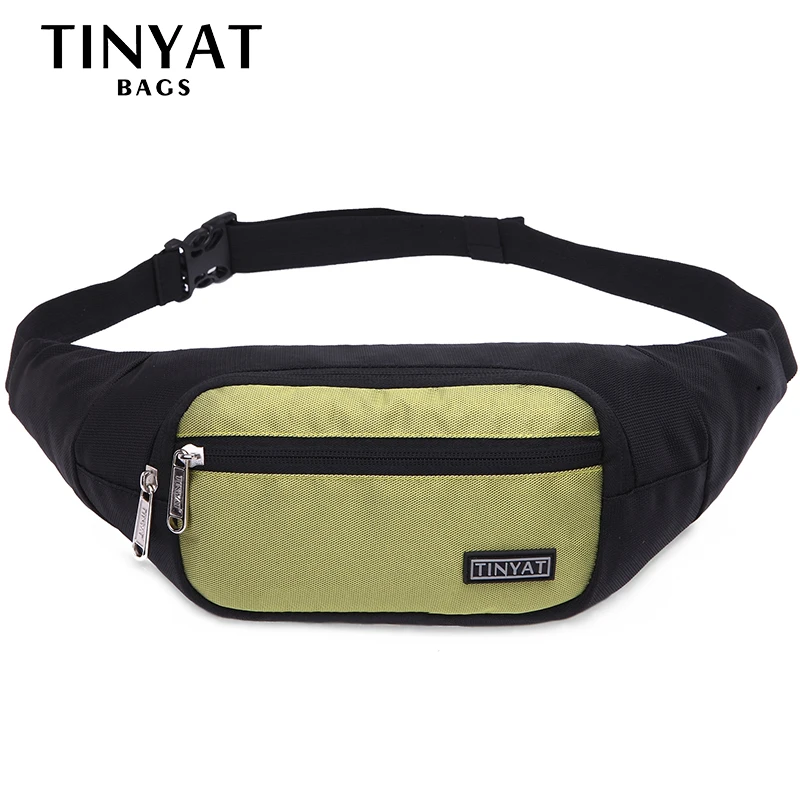 

TINYAT New Waist Bag Pack Waterproof Belt Bag for Phone Casual Belt Phone for Money For men Portable Fanny Bag Pack Hip Pack 205