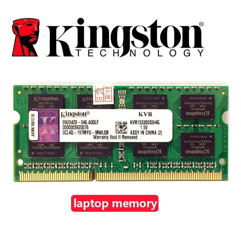 كينغستون الدفتري المحمول 1 GB 2 GB 4 GB 1G 2G 4G PC2 PC3 DDR2 DDR3 667 1066 1333 1600 MHZ 5300 S 6400 S 8500 S ECC ذاكرة عشوائية Ram