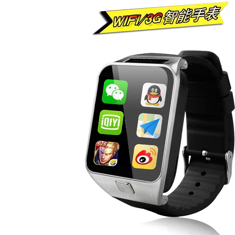 

Newest Android Smart watch gw06 3G Android Camera 500MAH With GPS WIFI support 32G TF Card pk x01