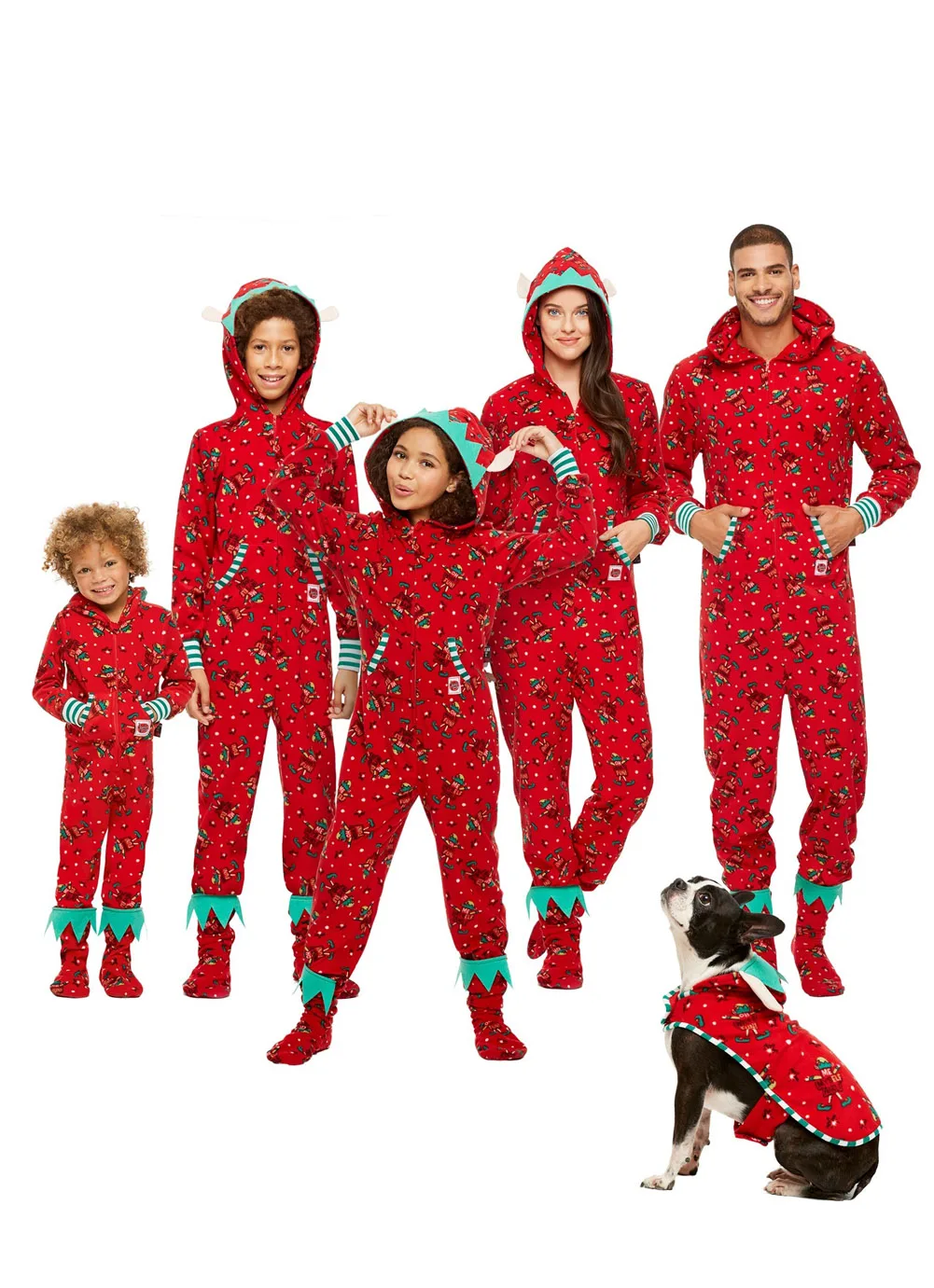 Черная пятница, одинаковые рождественские пижамы для всей семьи, пижама эльфа для женщин и детей, одежда для сна