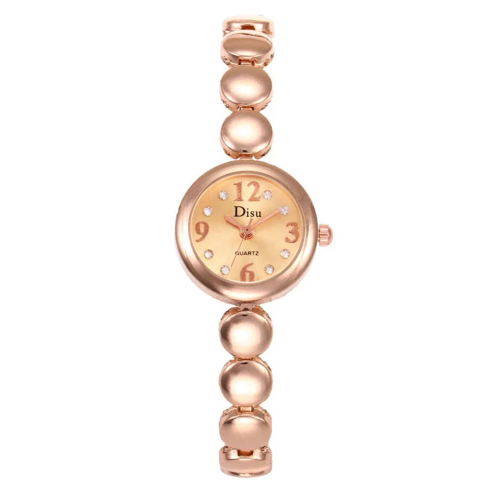Модные женские часы Серебристая Роза нержавеющая сталь со стразами кварцевые часы Элегантные наручные часы Relogio Feminino дропшиппинг