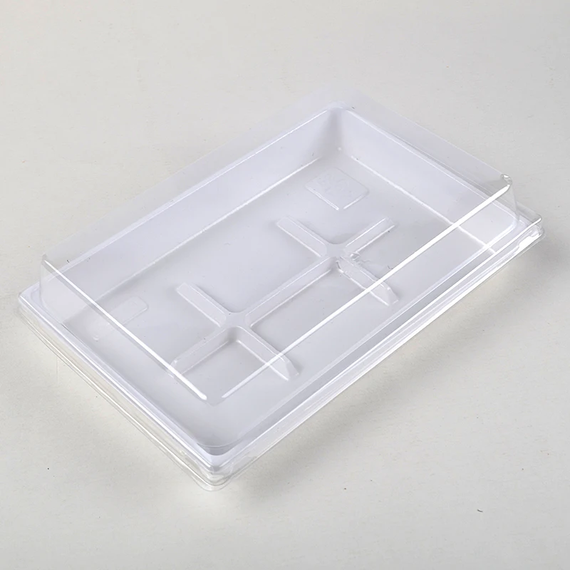 100 компл. ясно Пластик коробки для печенья булочки Мини упаковка для кексов украшения для тортов коробочка для кондитерских изделий для