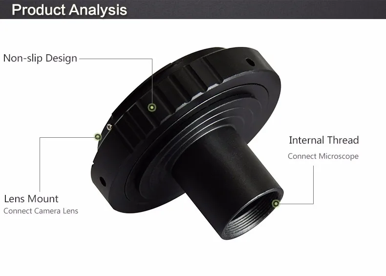 T кольцо для Ca не SLR/DSLR Камера адаптер+ 23,2 мм окуляра Порты микроскоп адаптер