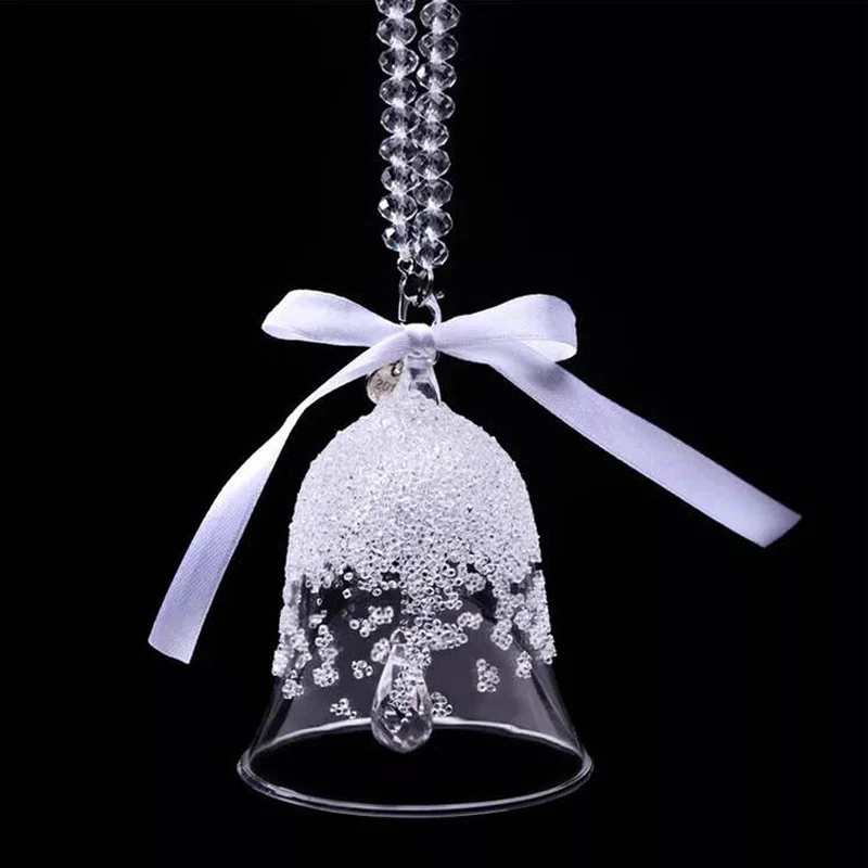 

Christmas Nordic Home Decor Accessories Crystal Glass Wind Chimes Outdoor Wall Hanging Decorations ornaments Feng Shui Gifts
