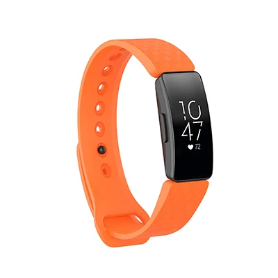 Yuedaer силиконовый браслет ремешок для Fitbit Inspire/Inspire HR Band трекер для активности замена Смарт-Аксессуары - Цвет: Orange