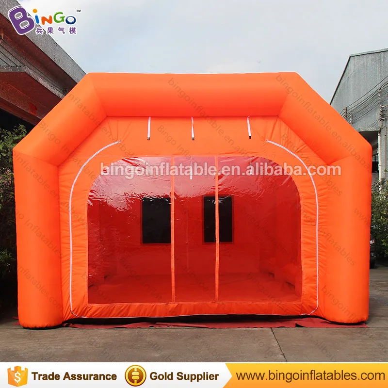 Free Shipping 10X5X3.5m Inflatable Spray Booth Portable Car Painting Cabin Durable Work Station Car Spray Paint Booth Toy Tent 4