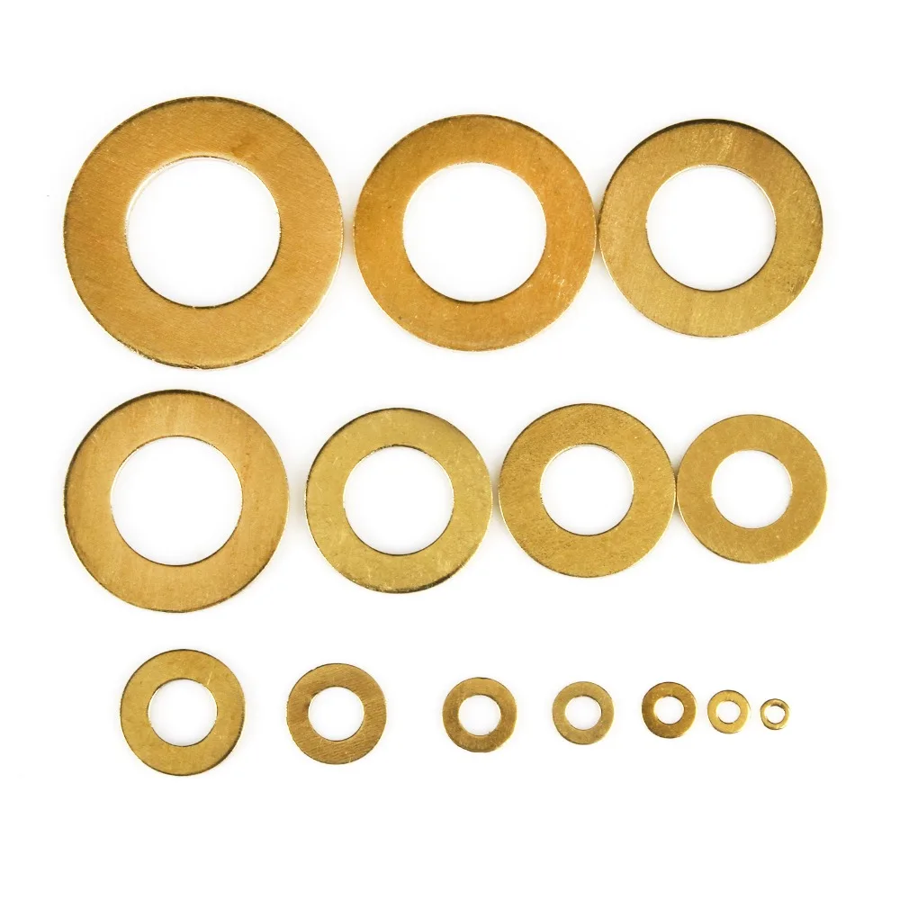 Brass Flat Washer Copper Plain Washer M2.5 M24 ALL SIZE in here 