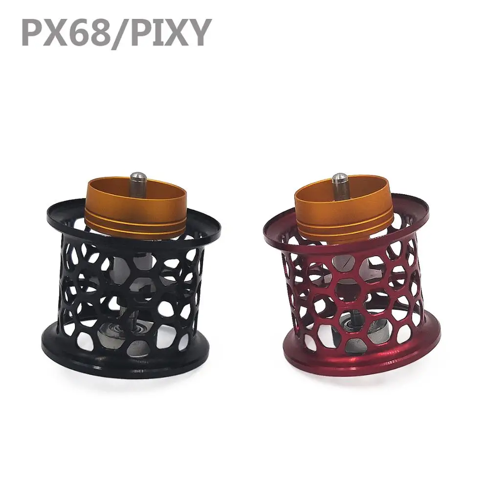 Рыболовная катушка PX68/PIXY неоригинальная с сотовой структурой для заброса