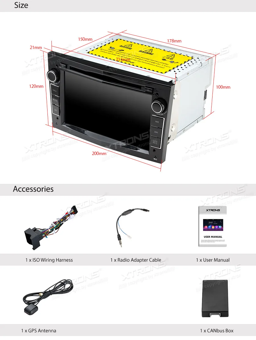 Excellent 7" Android 8.1 Oreo OS Car DVD GPS Radio for Opel/Vauxhall/Holden Astra (H) 2004-2010 & Vivaro 2006-2010 & Meriva 2006-2008 22