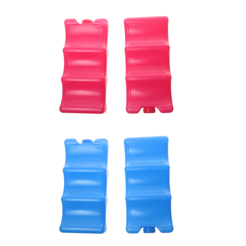 

Popular 2Pcs/Set Mom Mother Ice Pack Cooling Element Freezer Transport Milk Bulk for Travel 600ml