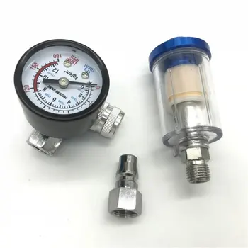 

Car spray gun pressure regulator + quick connector + filter 3pcs/set