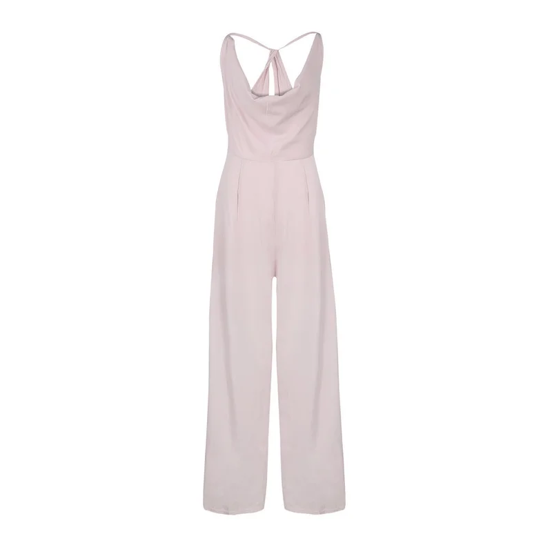 Женский сексуальный комбинезон на бретельках с v образным вырезом Летний без