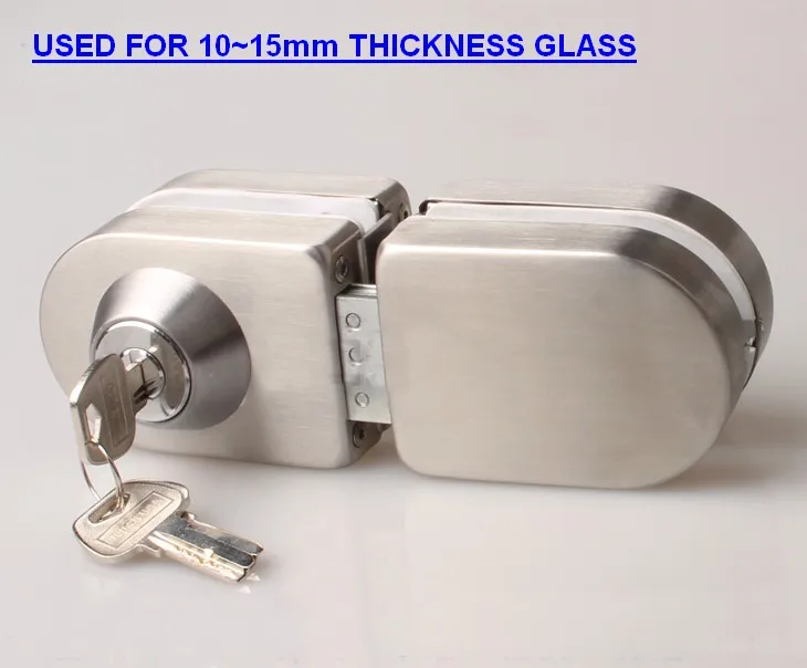 Luxury glass door lock,double glass door lock,stainless steel glass