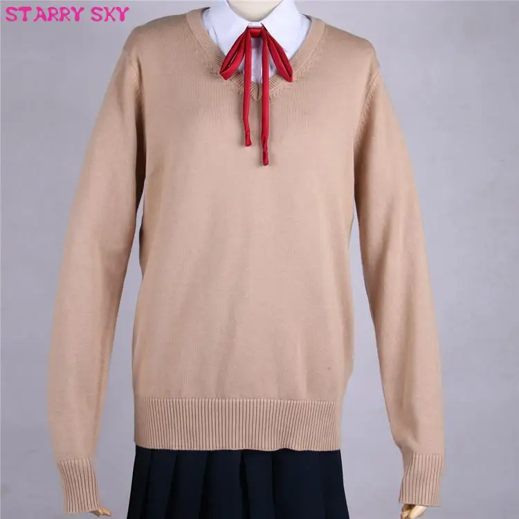 Японский кампус пуловер с длинными рукавами для мужчин и женщин Студенческая форма свитер вязаный Jk для девочек и мальчиков школьная одежда хлопок