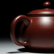 Китайская традиционная фиолетовый чайник глины, 310 мл большой красный Свинья Нос стиль чайники