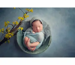 15 шт./лот 90 см x 100 см бутафория для фотографирования детская марлевая обертка новорожденных хлопок Пеленальный мешочек трикотажа стрейч
