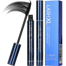 ALOBON 4d шелковое волокно, удлиненная тушь для ресниц, Удлиняющая Объем, Подкручивающая, стойкая Водостойкая тушь для ресниц, удлиняющая ресницы
