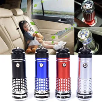 

Vehicle Air Purifier Mini Auto Car Fresh Air Anion Ionic Oxygen Bar Ozone Cleaner Car Styling