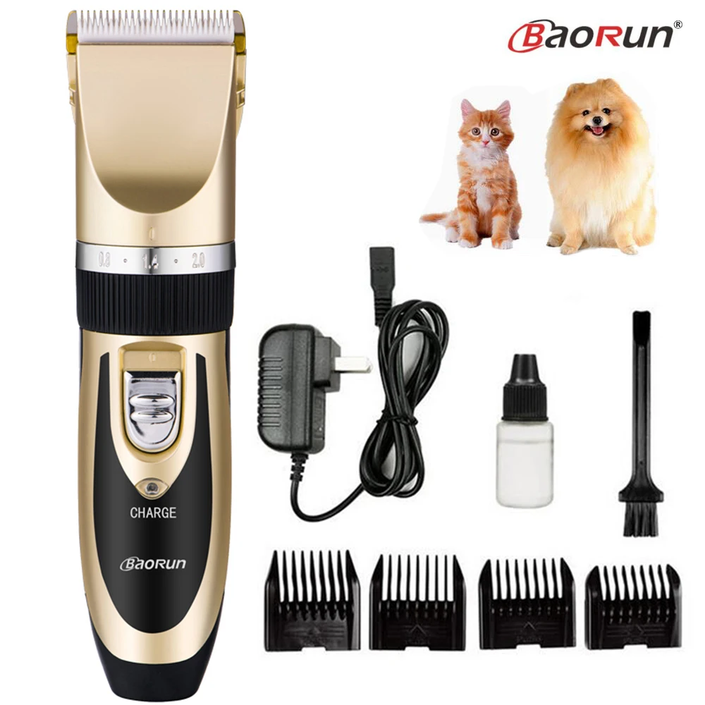 Professional Pet Dog Hair Trimmer Electric Rechargeable Grooming