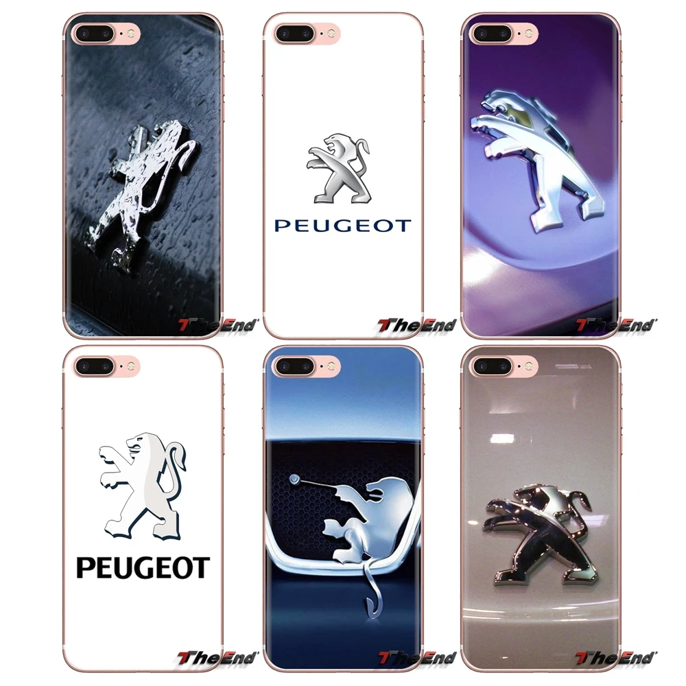 Soft Transparent Cases For HTC One U11 U12 X9 M7 M8 A9 M9 M10 E9 Plus Desire 630 530 626 628 816 820 830 Peugeot France Car logo |