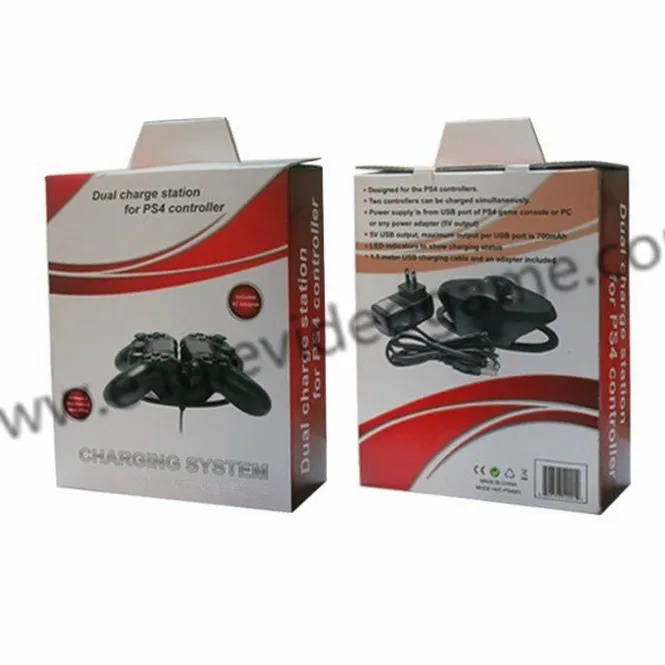 For ps4 controller charger two controller can be charged at the same