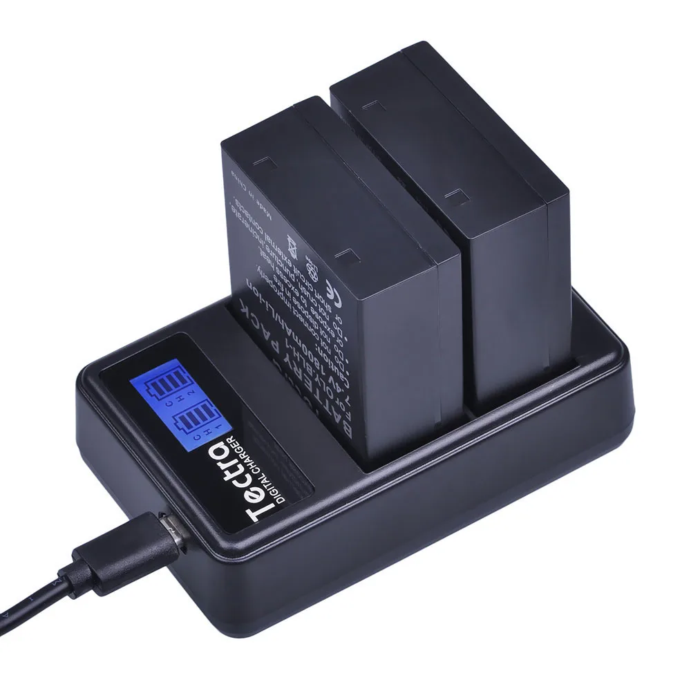 3 шт. 1800 мАч BLH 1 BLH1 батарея + LCD USB двойное зарядное устройство для цифровой камеры