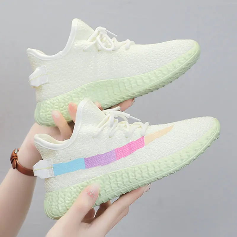 

Size 35-402019 New Daily Cotton Shoes Woman Flat Heels Summer Women's Leisure Sport Sneakers Female Breathable Running Footwear