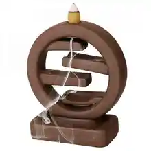 Керамическая курильница для благовоний горная речка ручной ладан держатель обратного потока Традиционный китайский ладан курильница Медитация