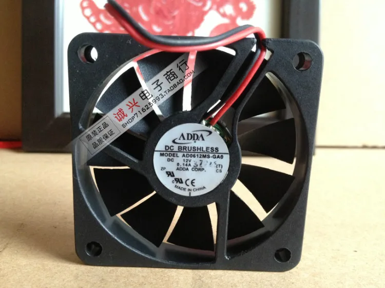 

For Adda ad0612ms-ga0 6010 12v 0.14 6 cooling fan