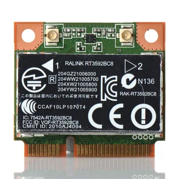 

Card for Ralink RT3592BC8 Half 629887 630813 001 for HP Mini PCI-Express PCIe Bluetooth
