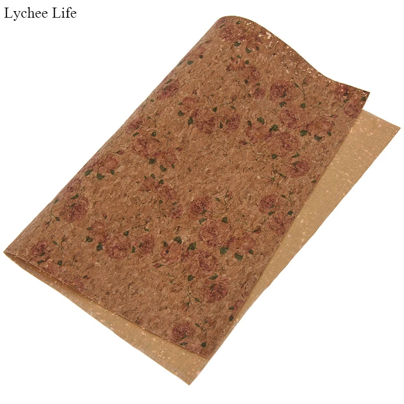 Lychee Life tela de corcho suave para accesorios de ropa Unisex, costura hecha a mano, decoración artesanal de prendas de vestir, Retro, A4|Tela| - AliExpress