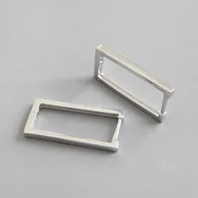 Chozon S925 Стерлинговое Серебро Серьги INS простые Геометрические Квадратные серьги для женщин, чтобы придать женщине индивидуальность, серьги