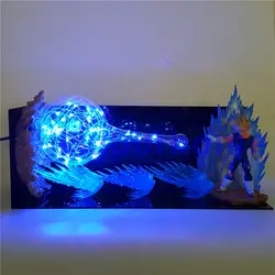 Dragon Ball Z Вегета DIY Свет Супер Saiyan камехамеха светодио дный освещения мультфильм аниме Dragon Ball Супер зла Вегета diy свет DBZ