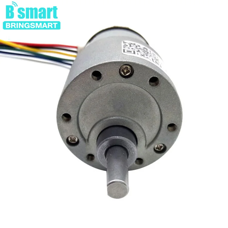 

Bringsmart JGB37-520B With encoder Gear Motor DC 12 volt with encoder A/B phase output small noise