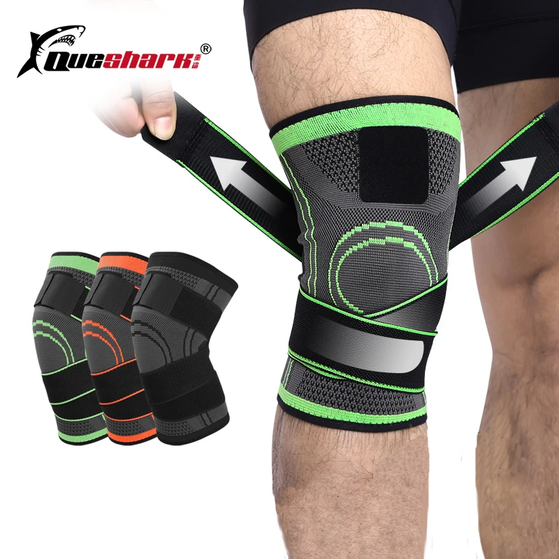 

1PC Elastic Basketball Sports Knee Pads Breathable Knee Bandage Running Knee Brace Tennis Cycling Knee Support Protective