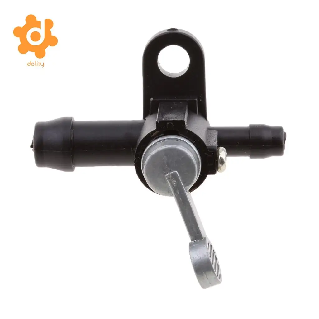 2Pcs Petcock Fuel Shut Off ShutoffValve Switch for Yamaha PW50 Pit Bike Dirtbike - Black