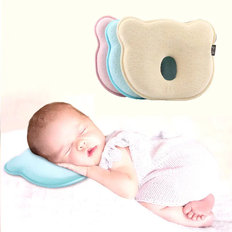 Lovely Memory Form Baby Pillows Baby Breathable Shaping Pillows For Children Sleeping Nursing