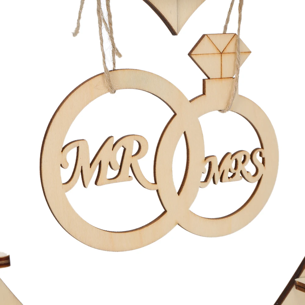 Свадебный стол деревянный декор Mr& Mrs знак в форме сердца Свадебный шоколадный стенд дисплей Конфеты Кекс десерты украшение