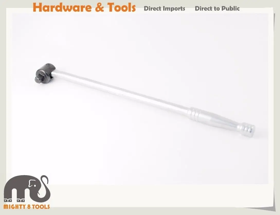 

1/2" Dr. Breaker Breaking Bar Hinge Swivel Socket Drive Flexi Bar 24"/600mm Extra Long