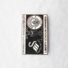 Мягкие эмалированные значки нагрудные булавки город спортивной кампании значки высокое качество никель закончил без минимальный объем заказа