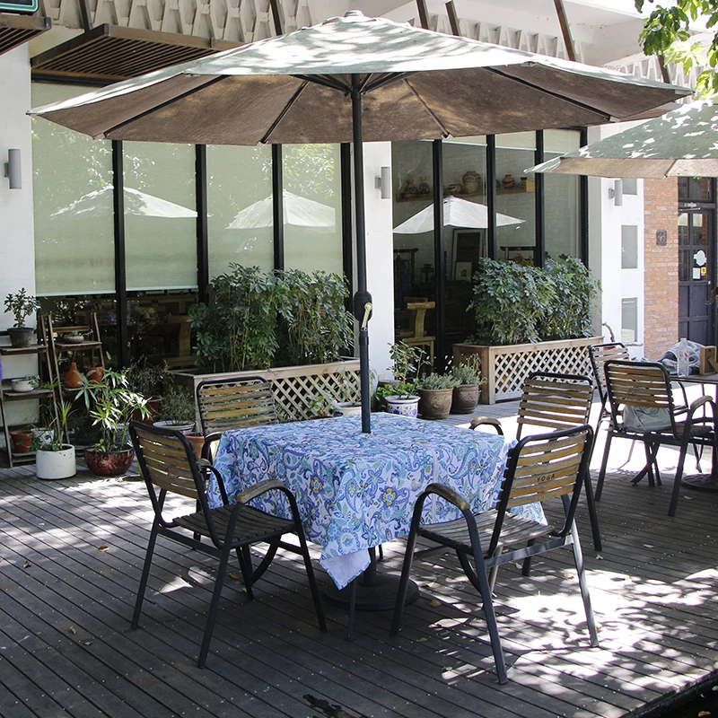 Paisley Printed Outdoor Round Tablecloths