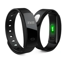 Cawono QS80 Bluetooth cicret Браслет Смарт сердечного ритма Мониторы Фитнес трекер Браслет для iPhone смартфонов на базе Android