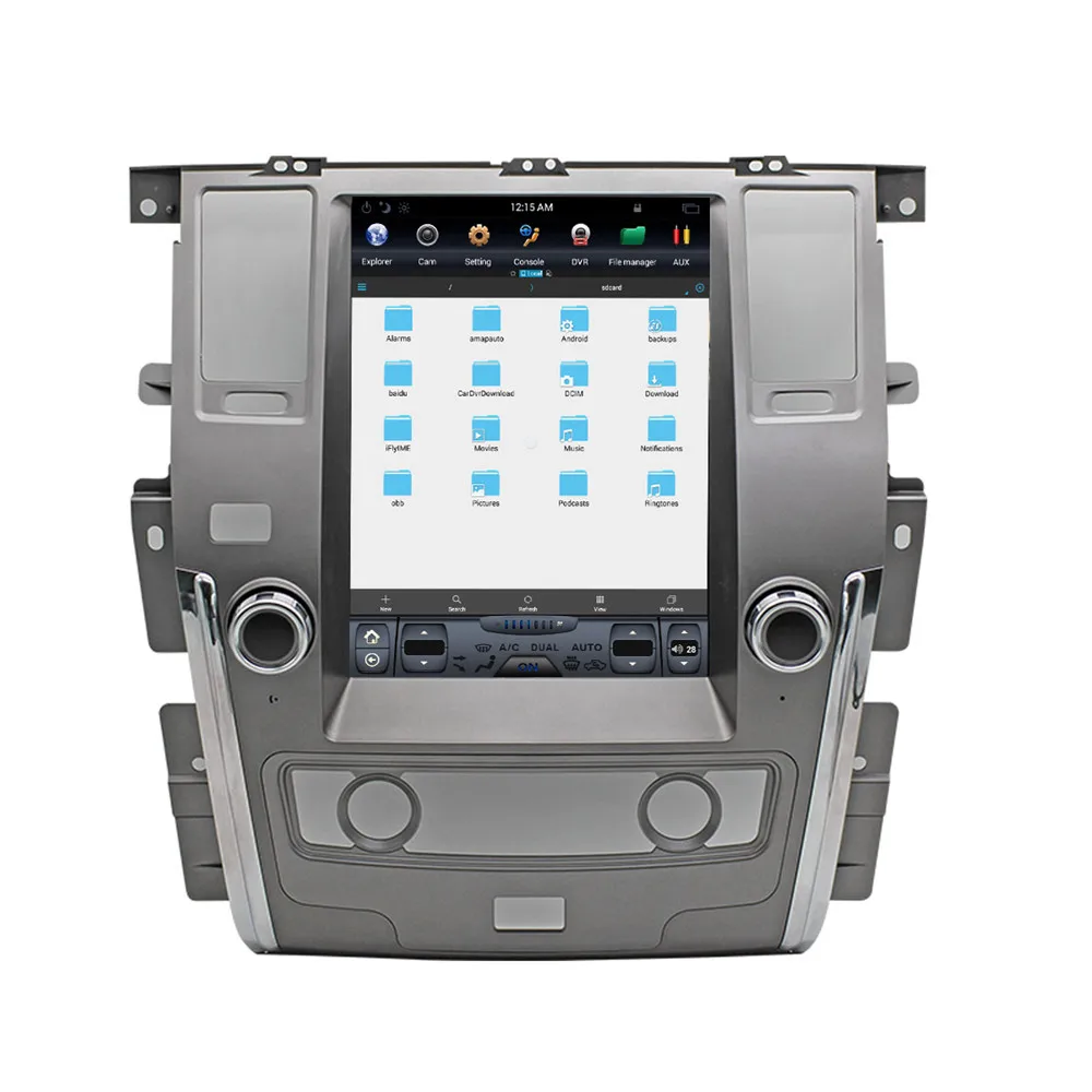 2G AND 32G Aotsr 12," Android 6,0 Tesla стиль автомобиля нет dvd-плеер gps навигация радио для NISSAN PATROL 2010- блок стерео Мультимедиа - Цвет: 2G AND 32G