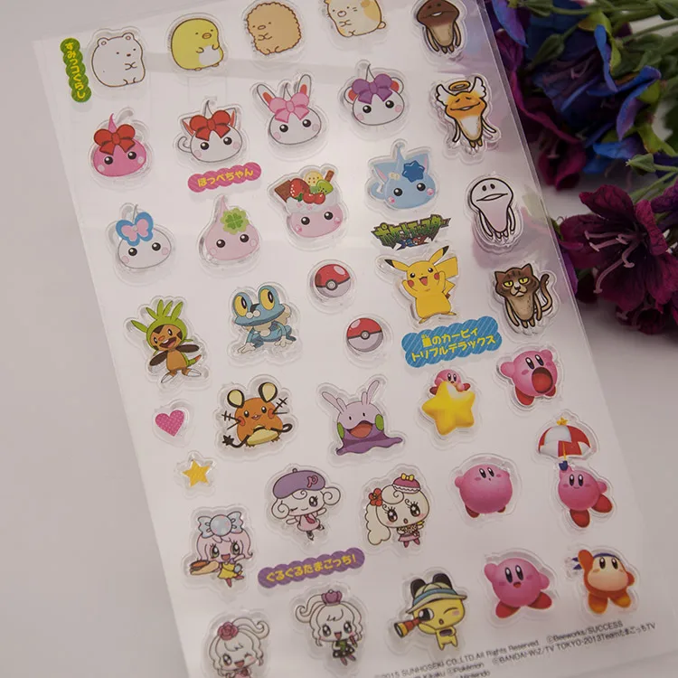 Cartoon Unicorn Cat Rabbit Transparent Clear Silicone Stamp for Seal DIY Scrapbooking Photo Album Decorative Sheets | Канцтовары для