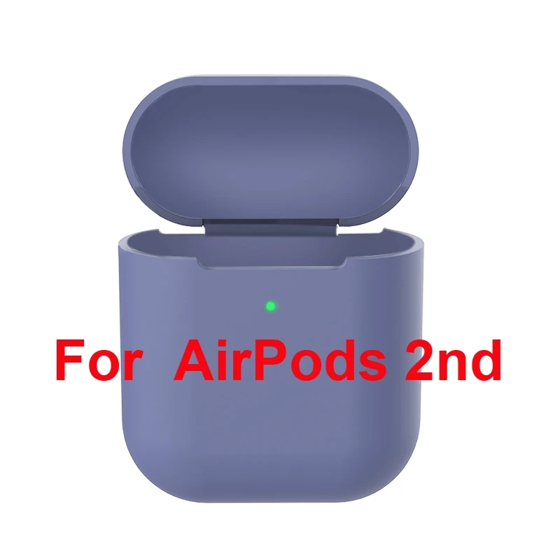 ТПУ силиконовый Bluetooth беспроводной чехол для наушников для AirPods 1 защитный чехол Аксессуары для Apple AirPods 2-й зарядной коробки - Цвет: 14