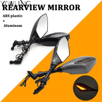 

Rearview Mirrors LED Turn Signal Light For KTM Duke 390 125 690 200 250 990 1290 Adventure R SMC Carbon fiber Rear view Mirror