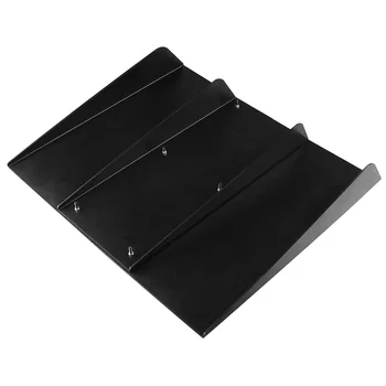 

22" x 21" ABS Universal Rear Bumper 4 Fins Diffuser Fin Black For Honda Acura