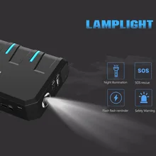 Мощный скачок стартер 18000 мАч портативный автомобильный скачок стартер(до 6,5 Л газа, 5,2 л дизельный двигатель) автомобильный аккумулятор бустер